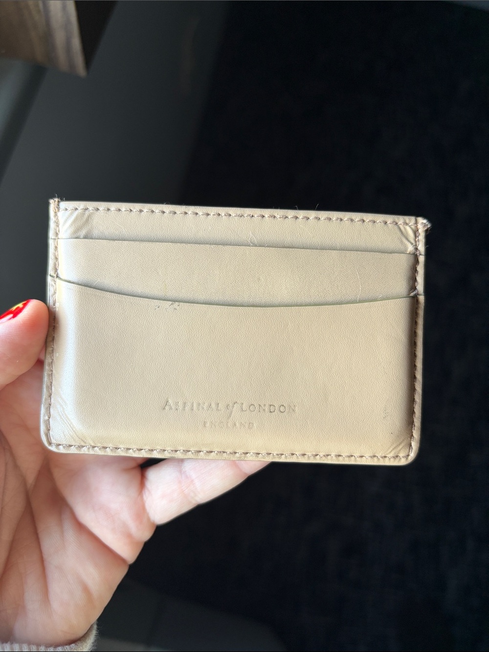 Aspinal of London Slim Leather Card Wallet